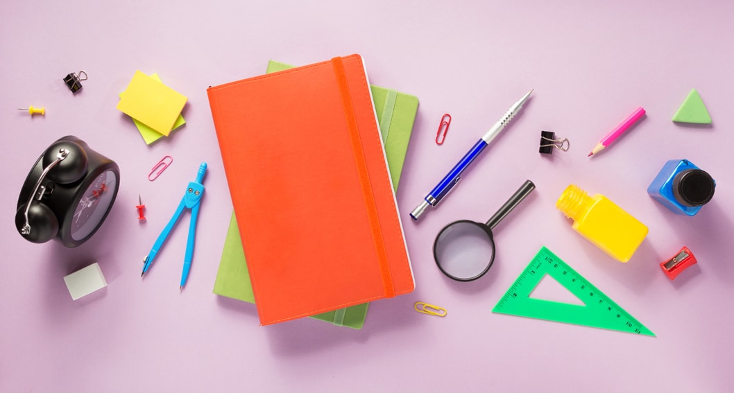 New term branded stationery from Notebooks, Pens and Pads