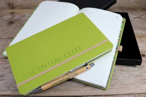 Castelli Appeel Eco Notebooks with Blind Deboss and Branded Gift Box