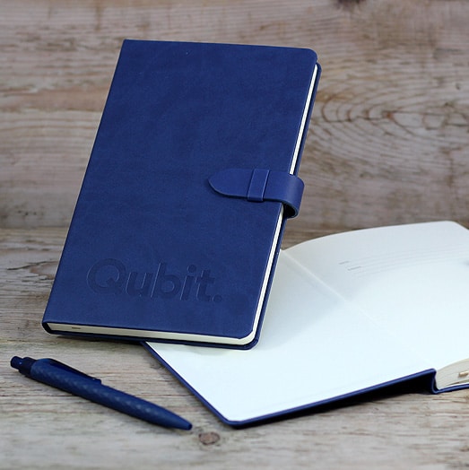 Qubit Branded Castelli Mirabeau Notebooks