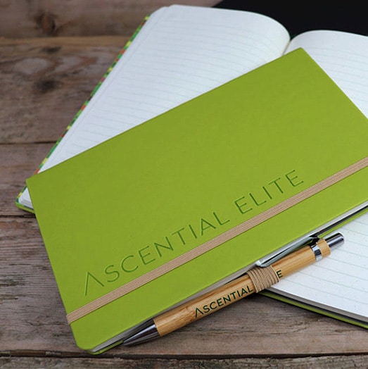 Branded Ascential Green Castelli Tucson Notebook